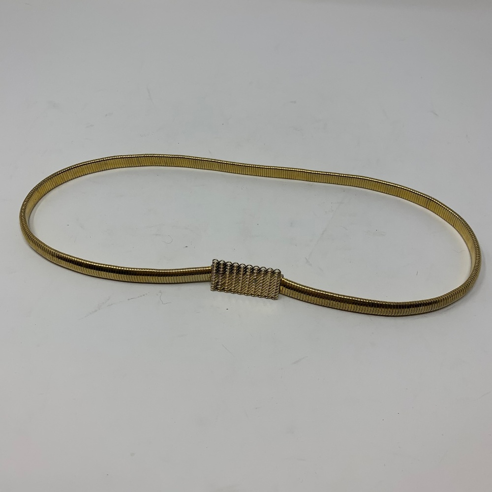 Gold Stretchy Hook Clasp Waist Belt